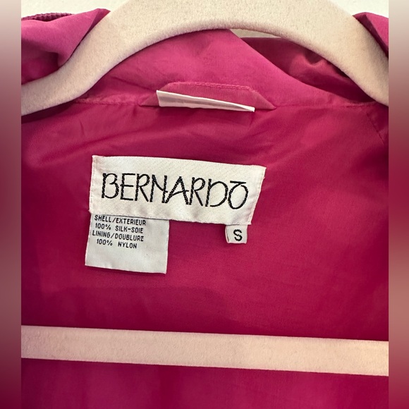 VINTAGE 1980s Bernardo Silk Windbreaker - Picture 2 of 4